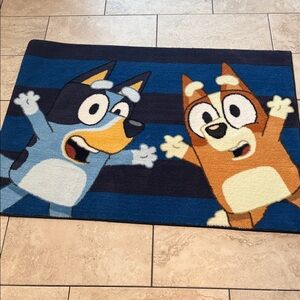 Bluey and bingo play area rug